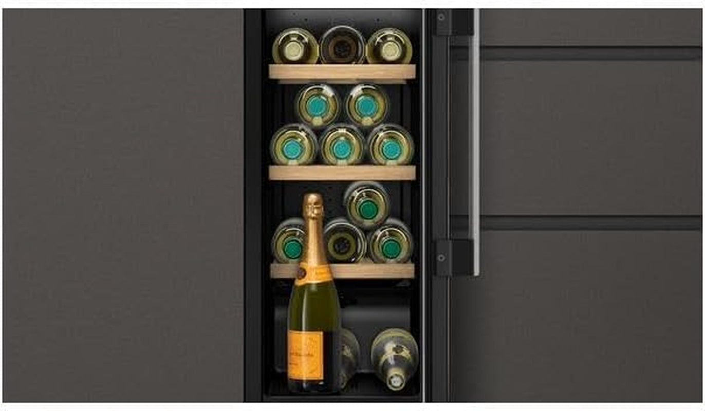 Neff KU9202HF0 N70 Armoire De Stockage À Vin Encastrable Classe D'Efficacité Énergétique F 82 X 30 Cm 58 L