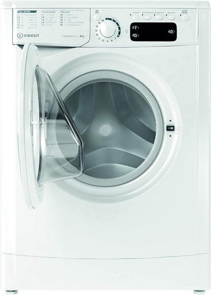Indesit EWE 81283 W IT N, Machine À Laver À Montage Avant, 8 KG, 1200 TR/MIN, D