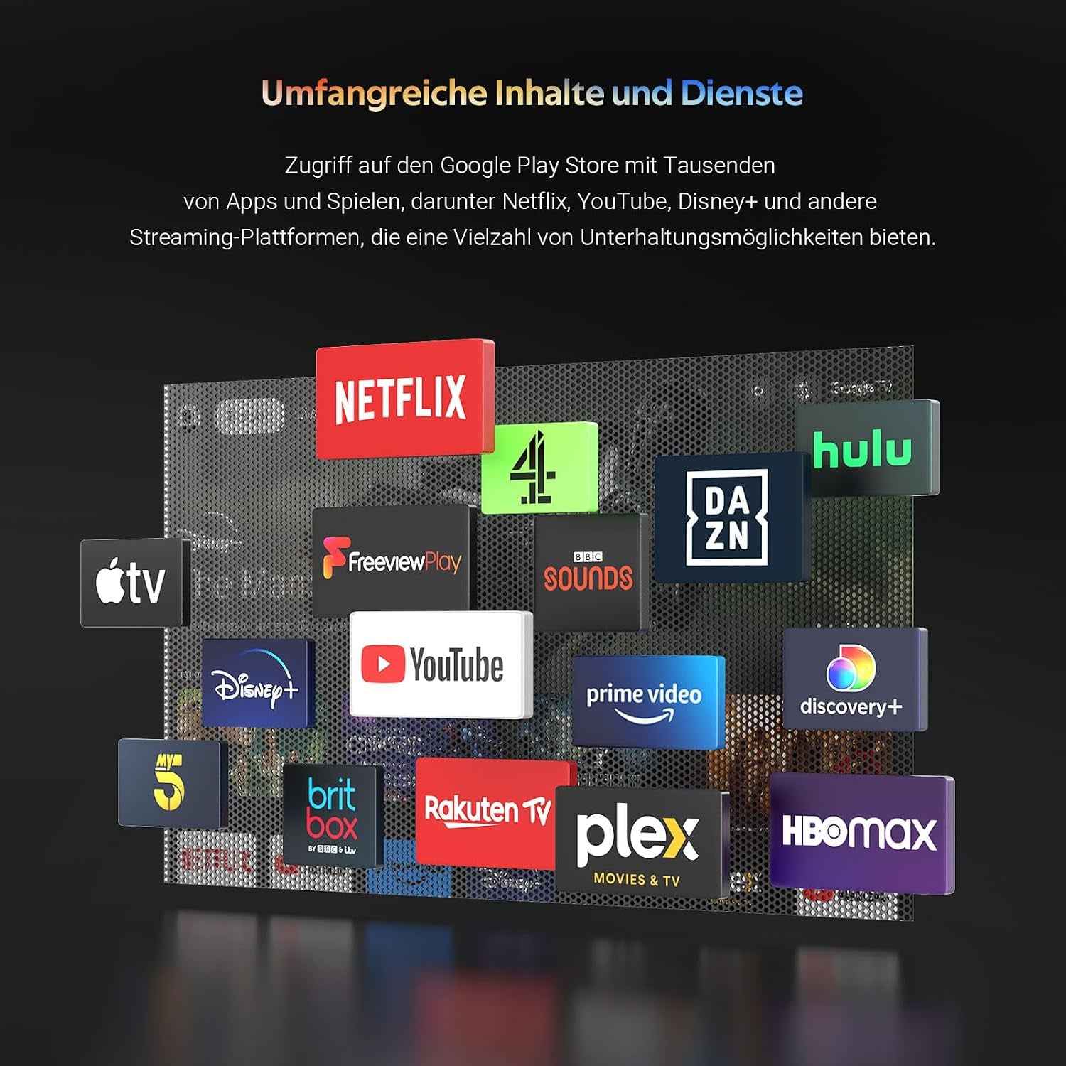 S50 Smart TV 50 Pouces(127Cm), Andriod TV 4K UHD, HDR10, Dolby Audio, Google Assistance, Bluetooth Triple Tuner (DVB-C/S2/-T2), Dazn/Disney+/Netflix/Prime Video/Youtube, Wifi