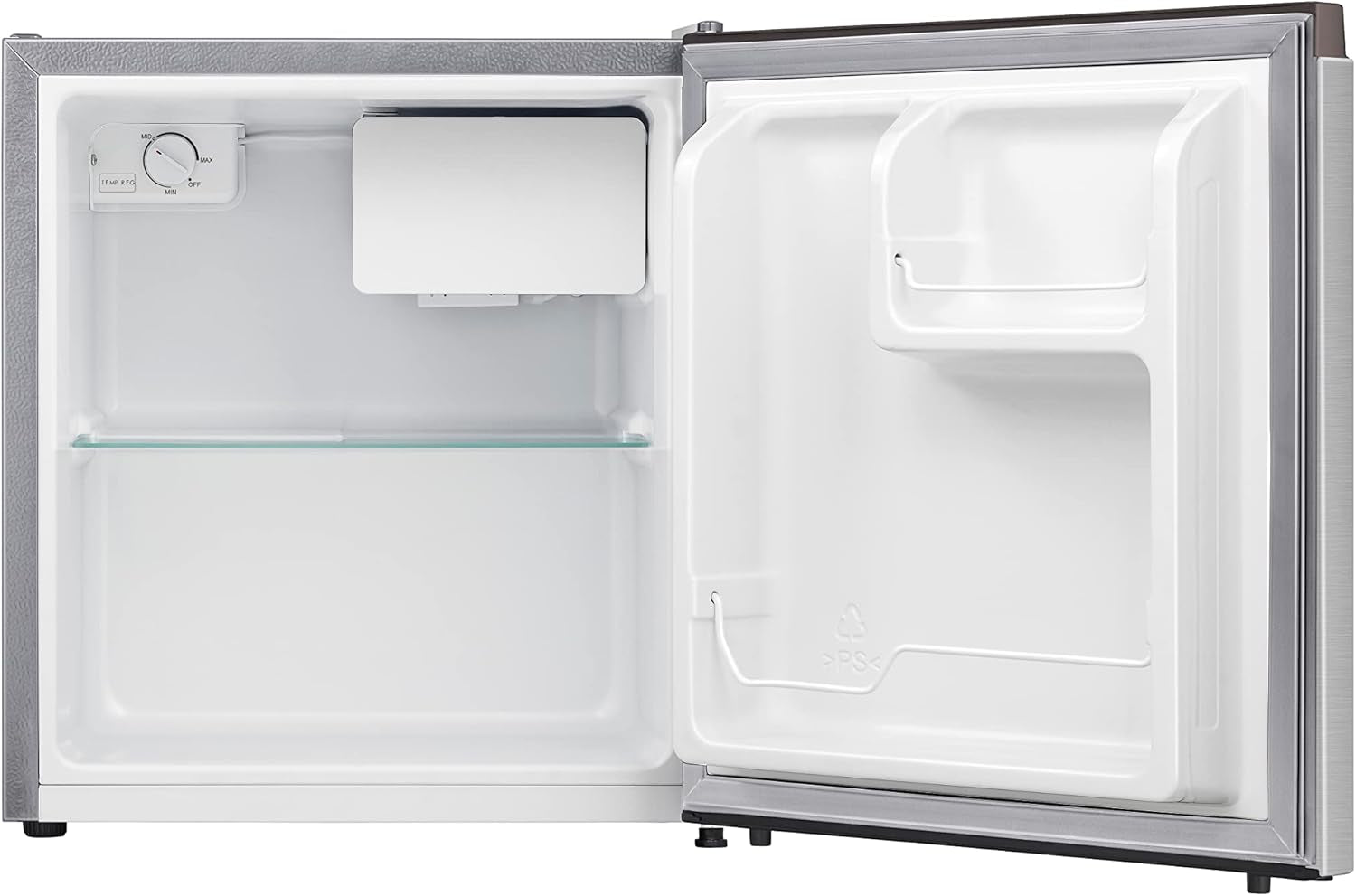 Réfrigérateur Bar, Pose Libre, Largeur 44,5 Cm, 45 Litres, Classe Énergétique E, Porte Réversible, Argent, KB 8878