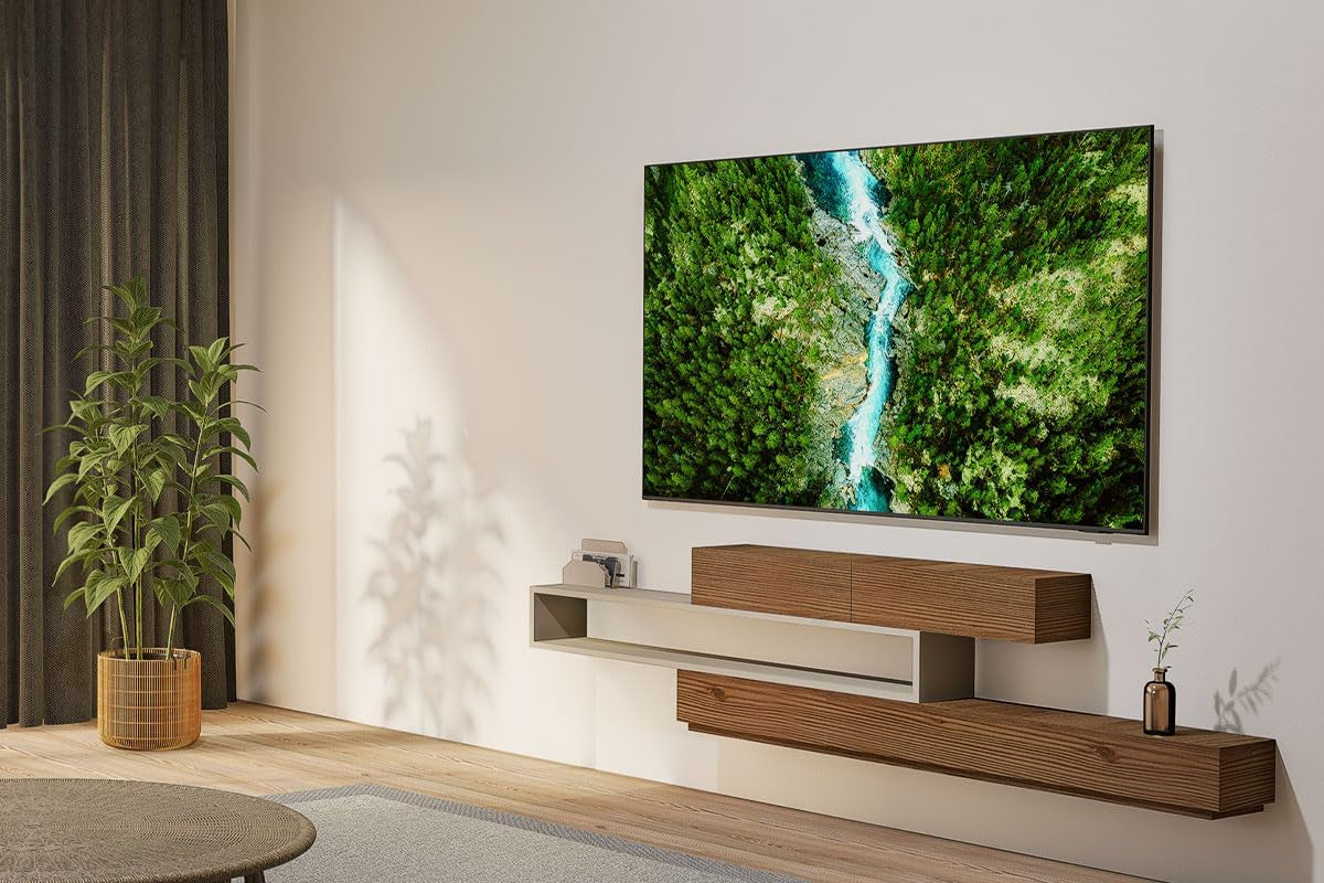 TV 85 Pouces Crystal UHD 85U8075F 4K Smart TV, Bluetooth, Wifi, Airplay, Crystal Processor 4K, HDR, Q-Symphony, Knox Security, Gaming Hub, Bixby, Applications Opérateurs Intégrées