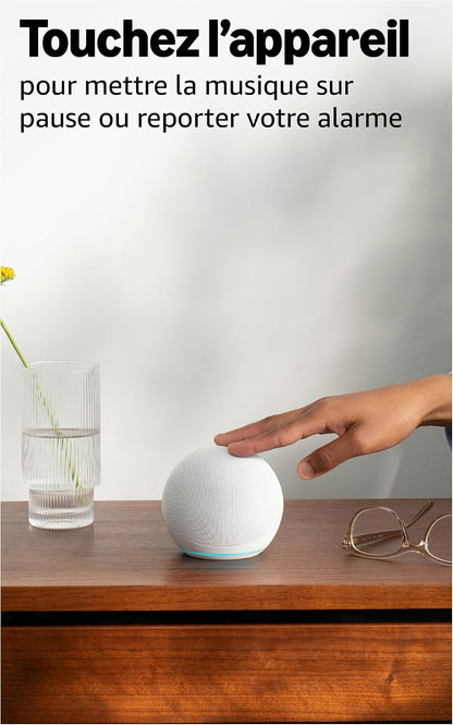 Echo Dot (Nouvelle Génération) | Enceinte Connectée Bluetooth Et Wi-Fi Au Son Puissant Encore plus Imposant | Blanc, Avec Accès Anticipé À Alexa+