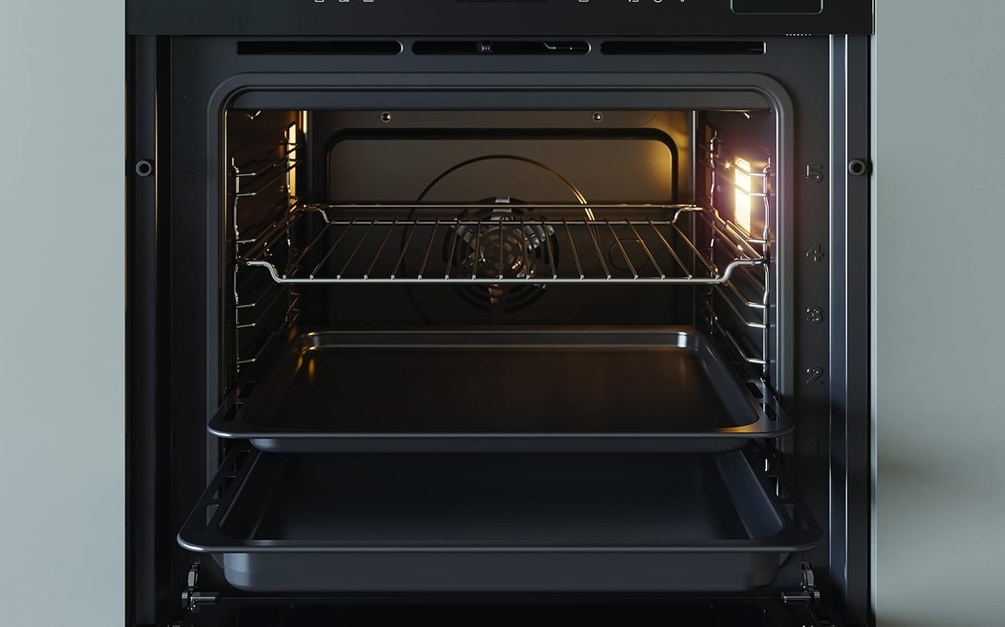 Bauknecht BIK7 CSH8TS PT Four Encastrable Avec Écran (73 L) / Four À Air Chaud Avec 51 Fonctions/Active Steam/My Menu/Diamondclean - Fonction De Nettoyage Hydrolytique/Protouch/Slow Cooking