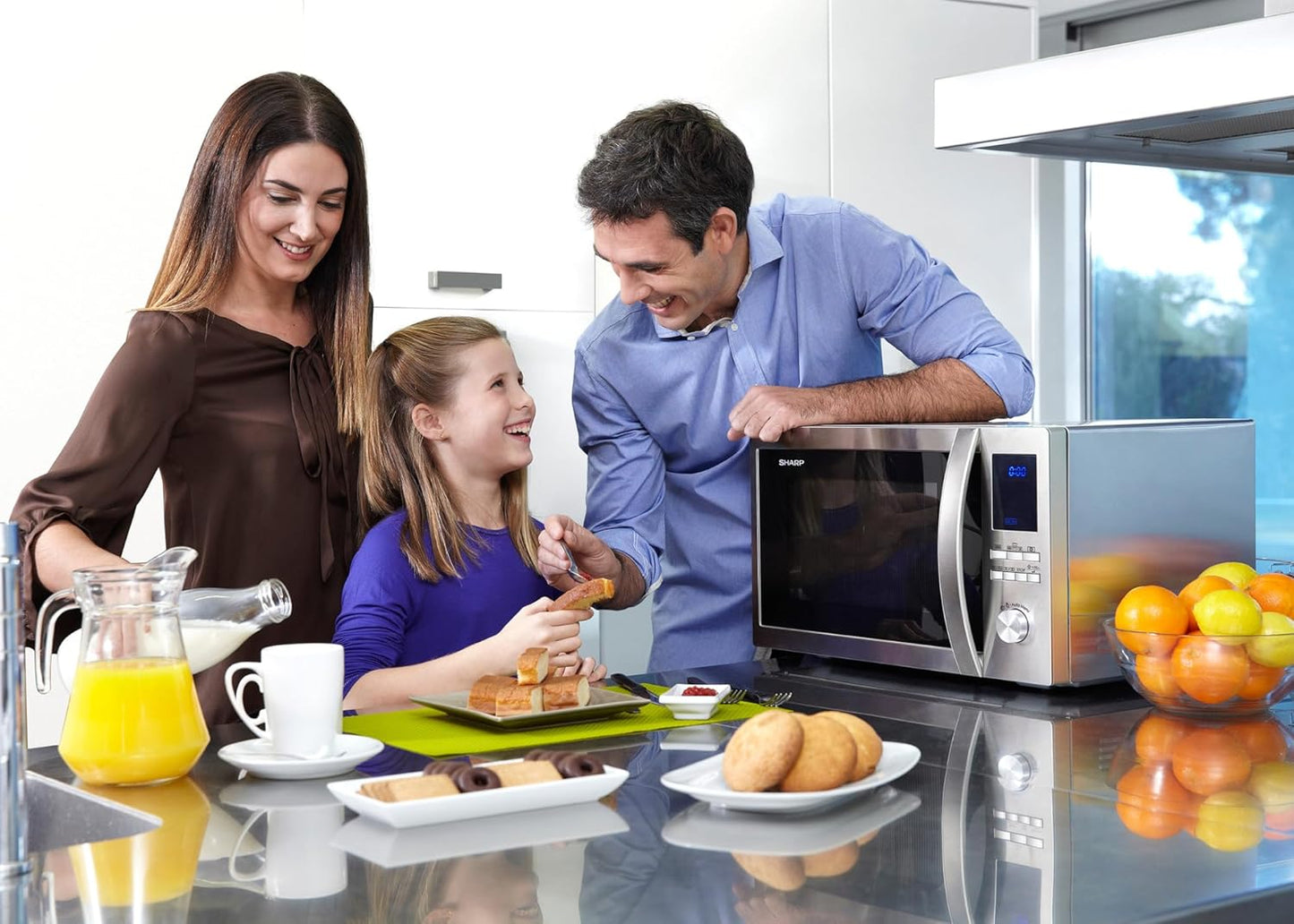 Home Appliances R-982STWE Comptoir Micro-Onde Combiné 42 L 1000 W Acier Inoxydable