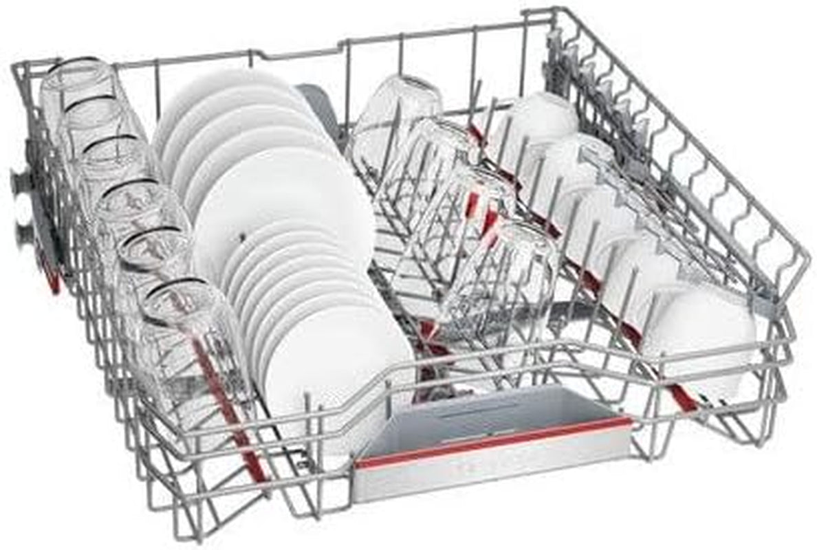 SMI6EDS57E - Série 6 - Lave-Vaisselle Encastrable Avec Bandeau - Home Connect - 13 Couverts - Silence plus 39 Db - Metallic