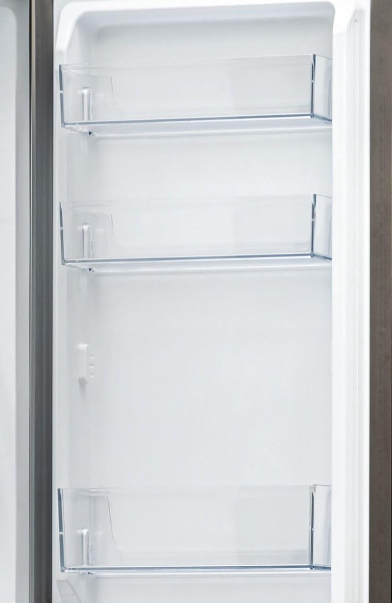 Cube 90 Serie 5 HTF-540DP7 Frigo Américain Autoportante 528 L F Platine, Acier Inoxydable