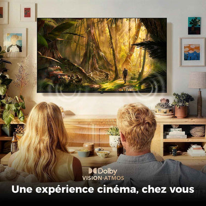 Smart TV 43 Pouces Téléviseur 4K UHD Google TV Écran Plat 60Hz MEMC | Image 4K HDR10, Dolby Vision, Son Immersif Dolby Atmos, Technologie MEMC Fluide, Chromecast Intégré, Google TV
