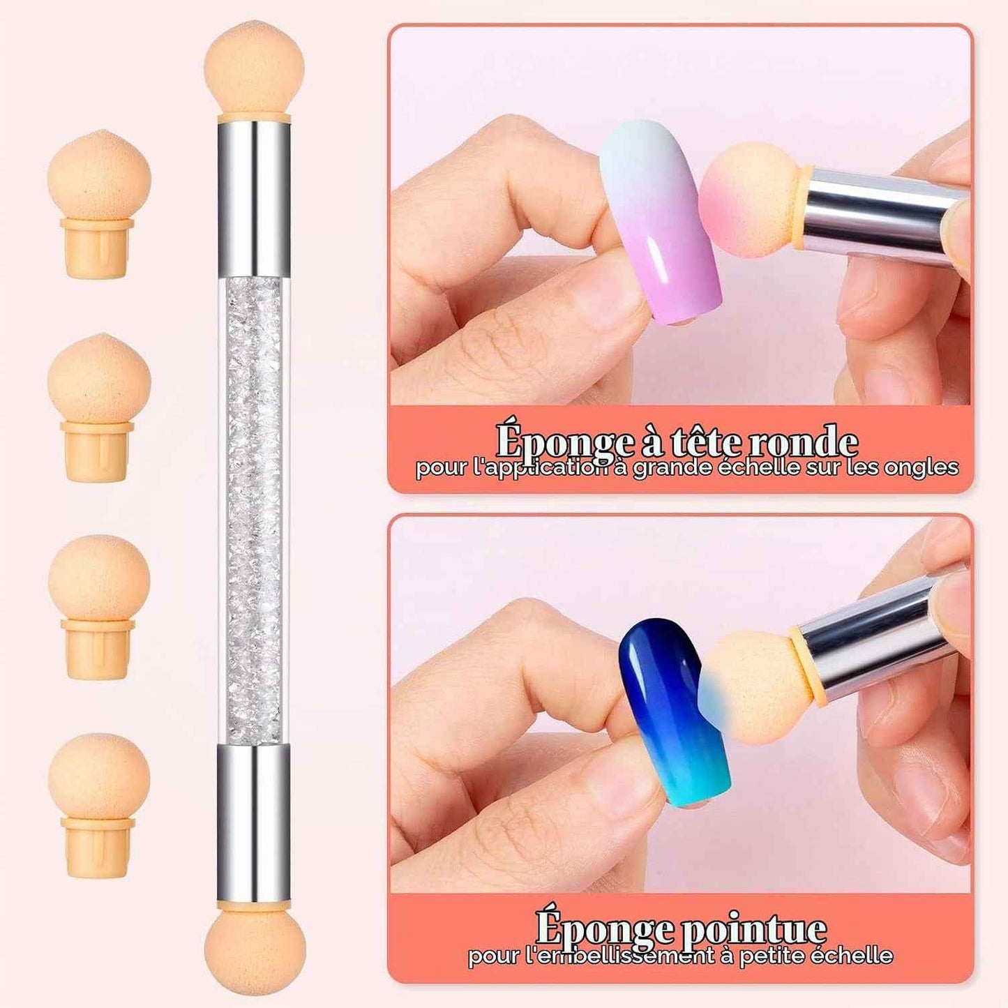 25 Pièces Pinceaux À Nail Art Ongles, Kit Complet De Pinceaux Gel Précision En Acrylique Et Pinceaux Dégradeurs Dotingtool Pour Décoration Des Ongles Et Usage Professionnel Manucure