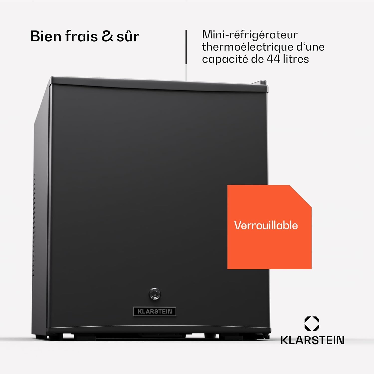 Mini Frigo Et Congelateur De Chambre De 44L, Snacks, Boissons, Petit Frigo Top Silencieux, Mini Bar, Petit Réfrigérateur Camping, Mini Frigo Cosmetique, Refrigerateur Avec Étagères Réglables