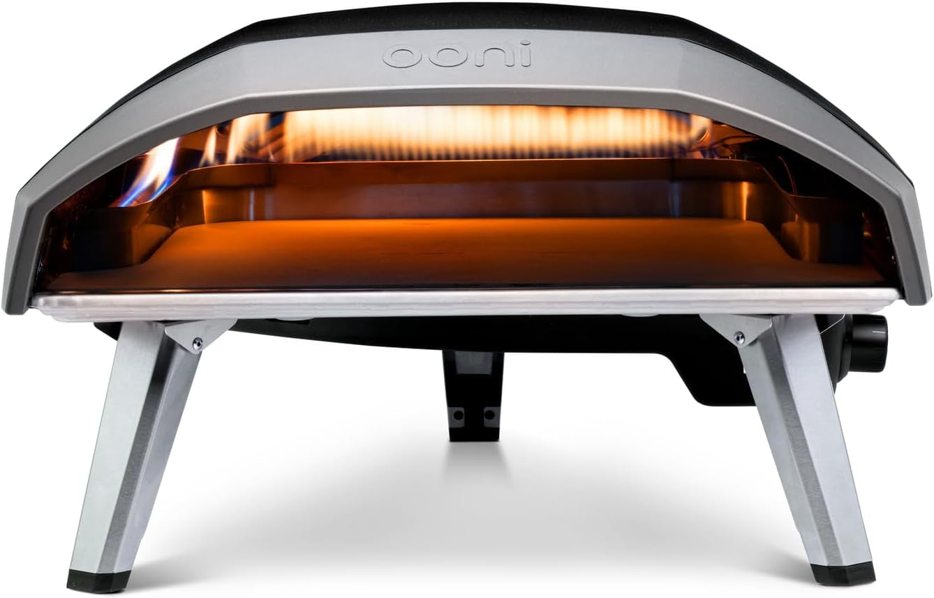 Koda 16 Four À Pizza À Gaz – 37 Mbar Four À Pizza Extérieur – Four À Pizza Portable – Cuisine Exterieure – Cuire D'Authentiques Pizzas Sur Pierre En 60 Secondes