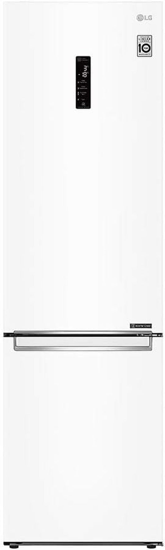 GBB72SWDMN Réfrigérateur Combi No Frost 203 Cm Avec Congélateur, Compresseur Smart Inverter, 384 Litres Blanc