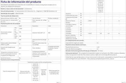 GBB567SECMN Réfrigérateur Combiné Total No Frost, 462L, Largeur 70Cm, Wi-Fi, Porte & Linéaire Cooling, Tiroir Fresh Balancer, Affichage Externe, Compresseur Smart Inverter, Smart Diagnosis, Sable