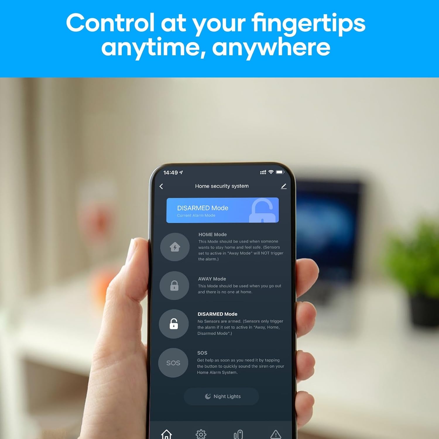Alarme Maison Sans Fil Intelligent Wifi - Alarme De Porte, 1 Alarme Avec Sirène, 5 Capteurs De Fenêtre Et De Porte, 2 Télécommande, Compatible Avec Alexa, Google Assistant | Notifications via L’Application Sans Abonnement, Contrôle À Distance, Installatio