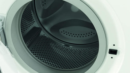 Indesit EWE 81284 W IT- Machine À Laver 8 Kg Libre Installation, Charge Avant. Centrifugeuse 1200 Tours Par Minute. Largeur 59,5 Cm, Profondeur 57,2 Cm, Hauteur 85 Cm, Classe Énergétique C