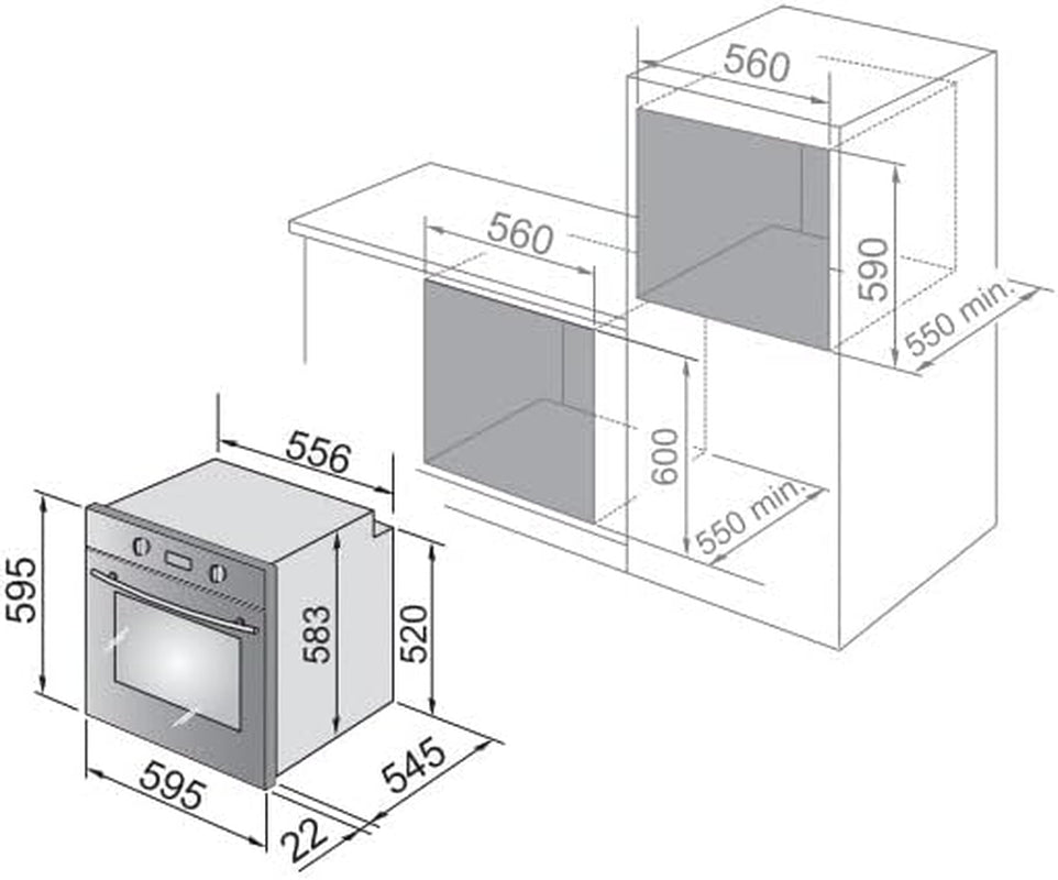 Delonghi CM9LAN Four Électrique Multifonction 74 L Préchauffage Rapide