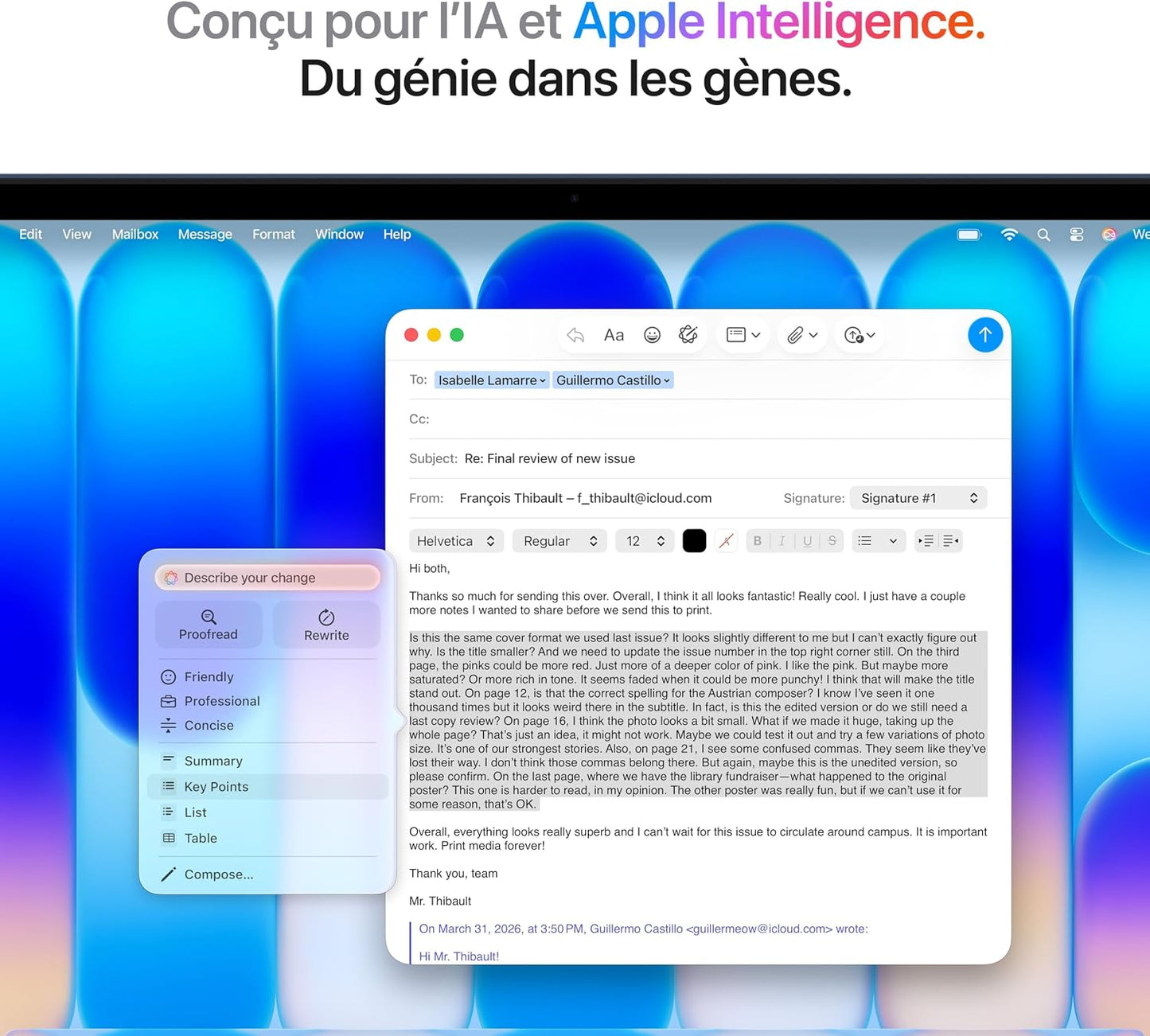 Macbook Neo 13″ 2026 Portable Avec Puce A18 Pro : Conçu Pour L’Ia Et  Intelligence, Écran Liquid Retina, Mémoire Unifiée 8 Go, SSD 256 Go, Caméra Facetime HD 1080P ; Indigo