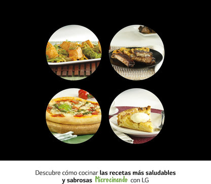 MH6535GDS Comptoir De Cuisine Four À Micro-Ondes Smart Inverter Avec Gril À Quartz, 25 L, 1000 W, Programmes Automatiques, Niveaux De Puissance Réglables, Cuisson À Vapeur, Noir