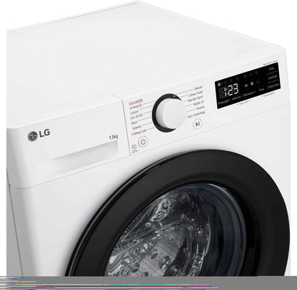 AI DD F4R3013NSWB Machine À Laver Classe a -10%, Charge Avant Série R3, Machine À Laver 13Kg, 1400 Tours, Aiwash, Lavage À La Vapeur, Moteur Direct Drive, Smart Diagnosis, Comptoir, Blanc