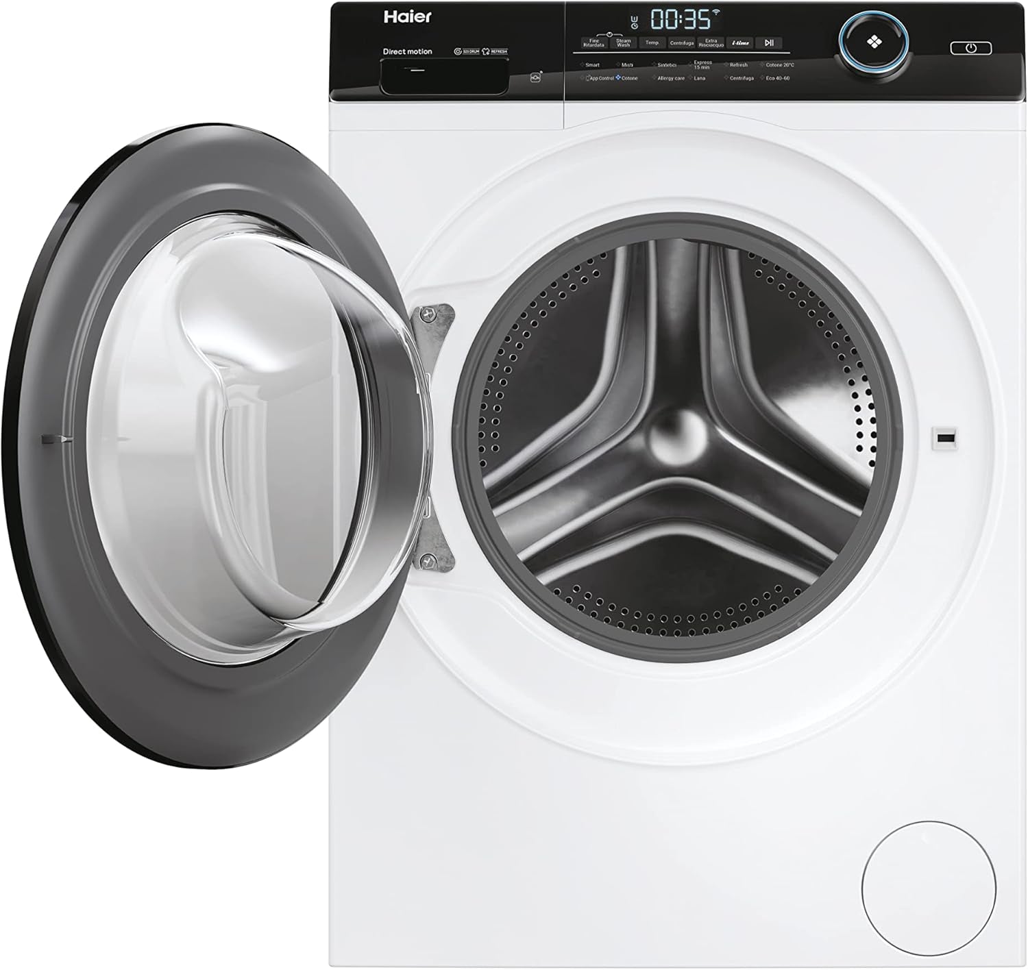 HW90-B14959 Série I-Pro 5, Machine À Laver Wi-Fi, 9 Kg À Charge Avant, 1400 Tours, Technologie Micro Vapeur Refresh, Traitement Antibactérien, Sans Installation, 60 X 50 X 85 Cm, Classe A