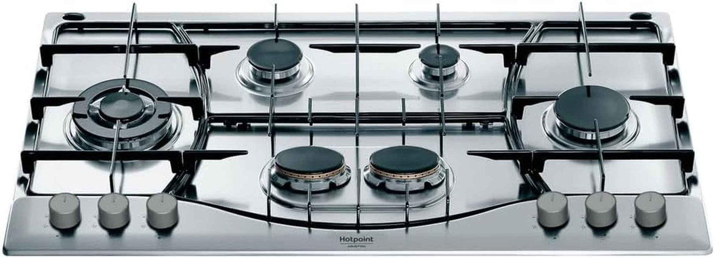 Ariston PHN 962 TS/IX/HA Table De Cuisson À Gaz En Acier Inoxydable 90 Cm