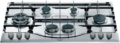 Ariston PHN 962 TS/IX/HA Table De Cuisson À Gaz En Acier Inoxydable 90 Cm