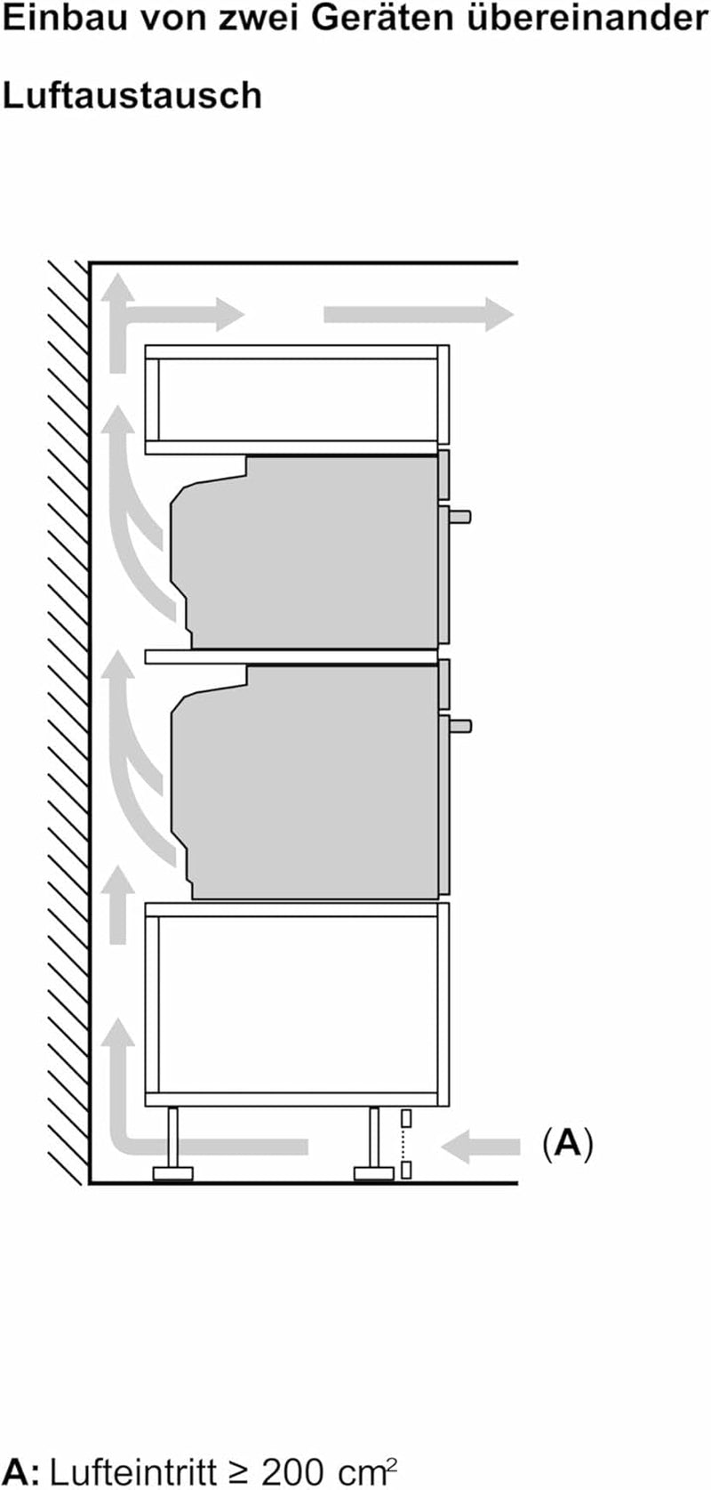 Four Combiné Micro-Ondes Encastrable Softclose -  SER8 CMG7241B1 Noir - Vol Four 45L - 16 Modes Cuissons - 455 X 594 X 548
