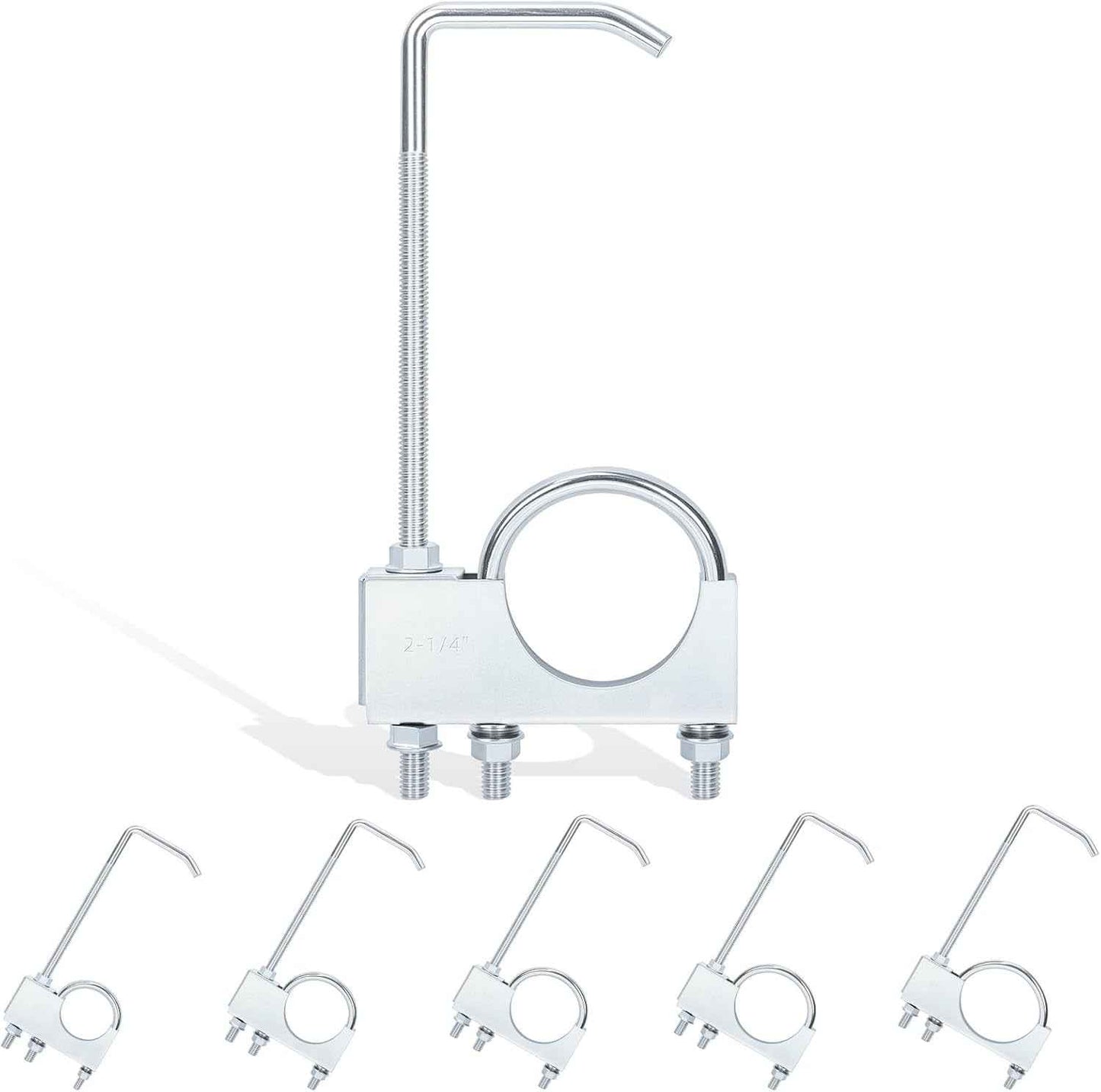 1 Pince D'Échappement Universelle De 7,5 Cm Avec Suspension, Robuste Pour Tuyau D'Échappement De Voiture Et Camion (2,25 Pouces)