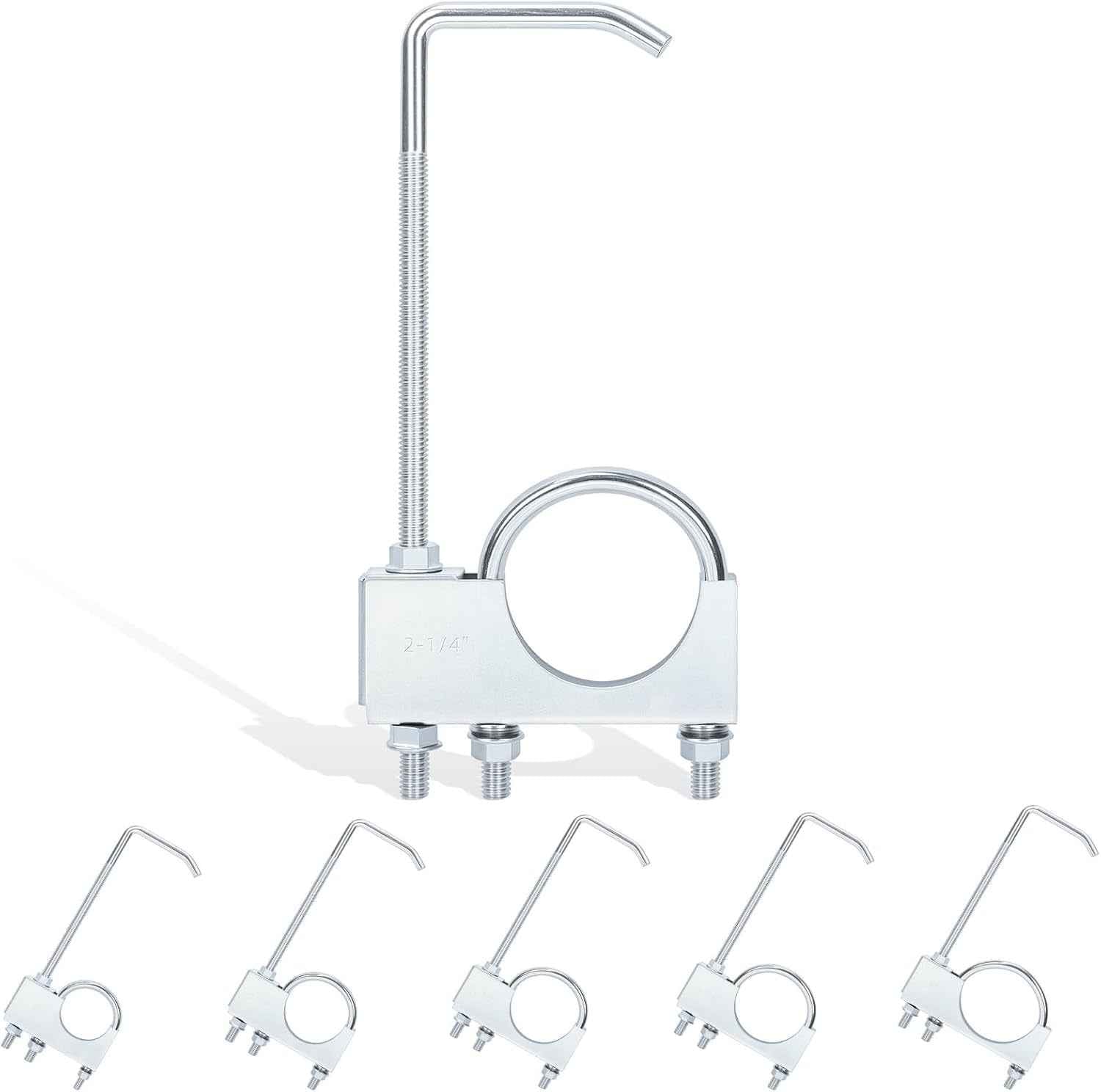 1 Pince D'Échappement Universelle De 7,5 Cm Avec Suspension, Robuste Pour Tuyau D'Échappement De Voiture Et Camion (2,25 Pouces)