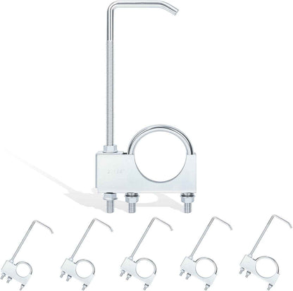 1 Pince D'Échappement Universelle De 7,5 Cm Avec Suspension, Robuste Pour Tuyau D'Échappement De Voiture Et Camion (2,25 Pouces)