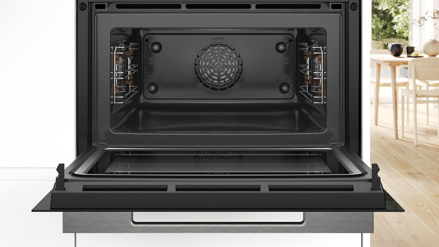 Four Combiné Micro-Ondes Encastrable Softclose -  SER8 CMG7241B1 Noir - Vol Four 45L - 16 Modes Cuissons - 455 X 594 X 548