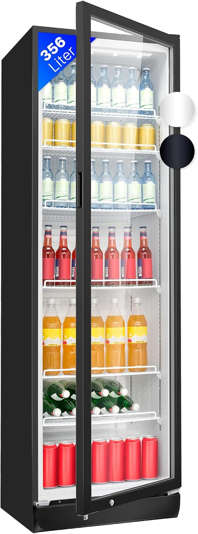 Bomann, Réfrigérateur Pour Boissons 347L, Eclairage Intérieur LED KSG7351, Noir