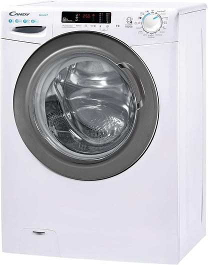 CSS41272DWSE-11 Machine À Laver 7 Kg Smart, Charge Frontale, Libre Installation, 1200 RPM, 16 Programmes, Technologie NFC, Cycles Supplémentaires, Classe C, Blanc