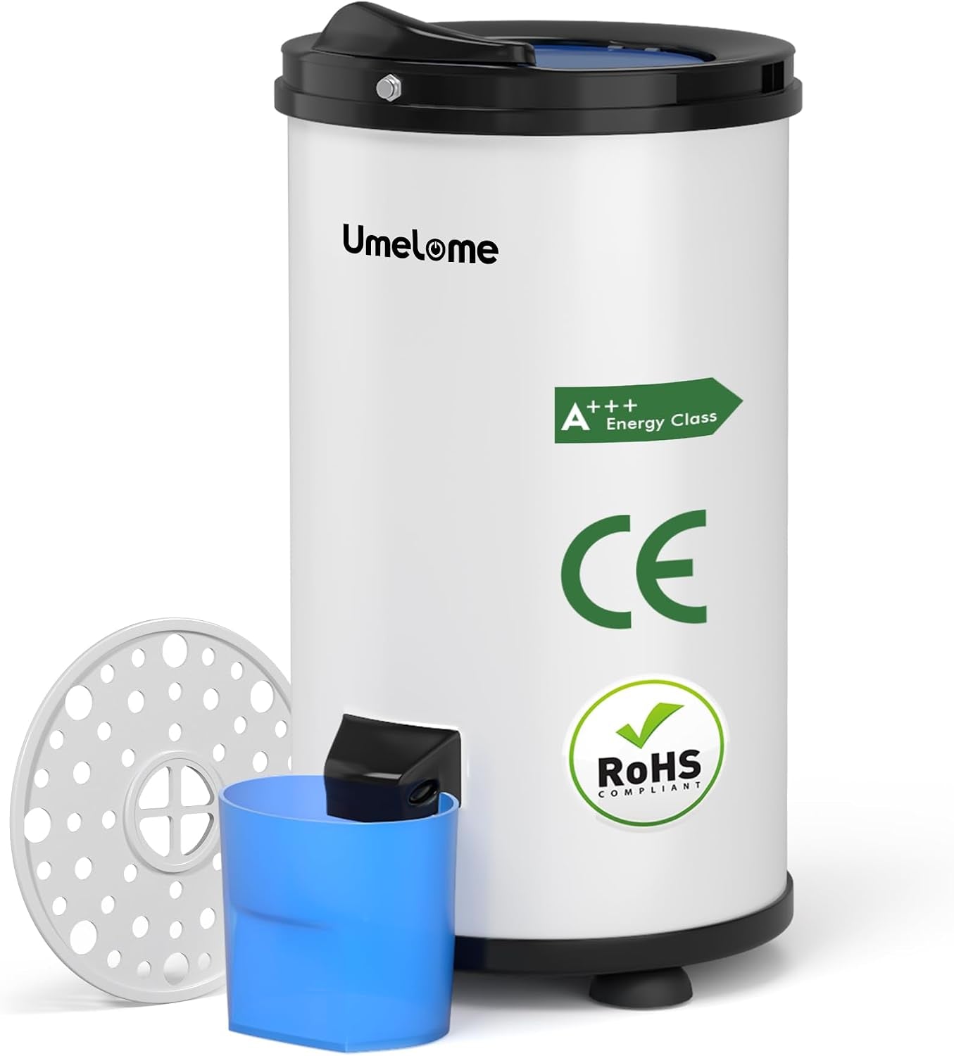 Essoreuse Grande Capacité 6 Kg Séchoir Rotatif 2800 Tr/Min Spin Dryer Énergétique Et Économie D'Énergie Blanc