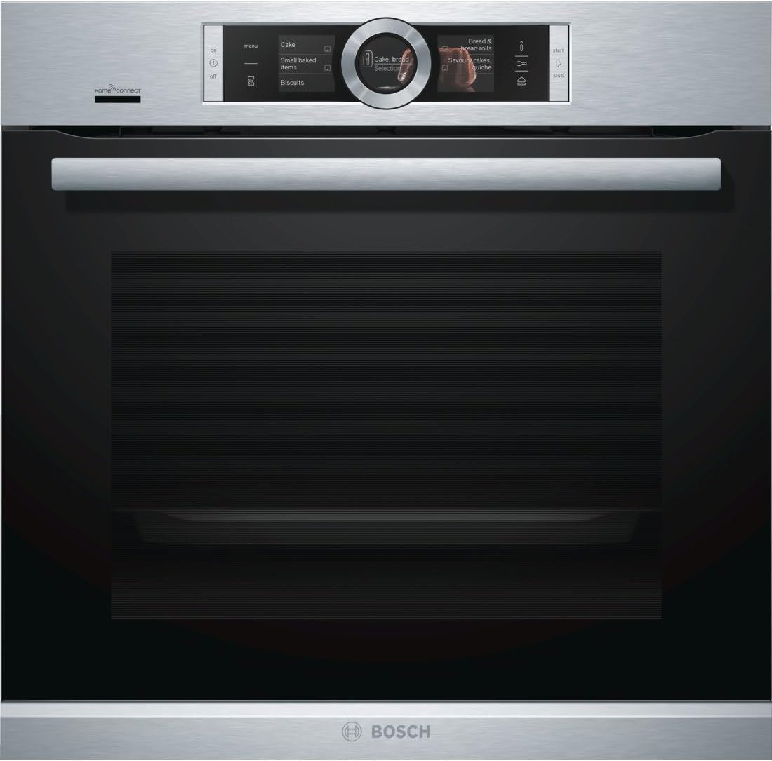 Four Encastrable Pyrolyse  HRG6769S6 - Four Multifonction Chaleur Tournante Ou Pulsée / 71 Litres / Classe a / Inox / Rails Télescopiques / Injection De Vapeur / Porte Froide (4 Vitres)