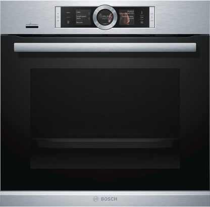Four Encastrable Pyrolyse  HRG6769S6 - Four Multifonction Chaleur Tournante Ou Pulsée / 71 Litres / Classe a / Inox / Rails Télescopiques / Injection De Vapeur / Porte Froide (4 Vitres)