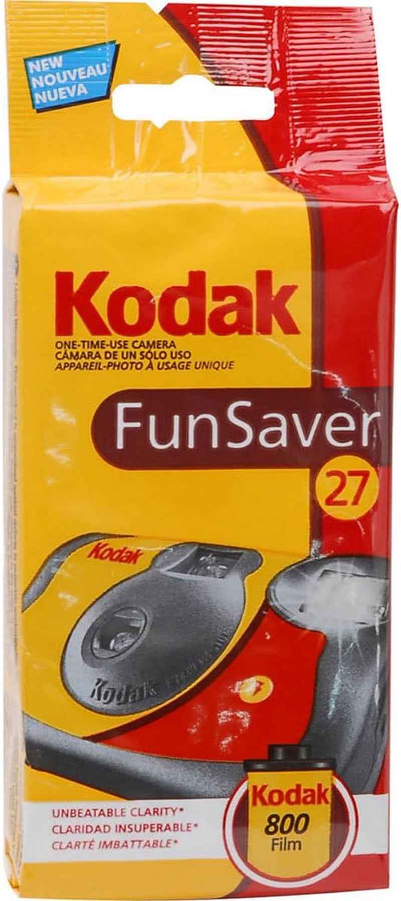 Funsaver Lot De 4 Appareils Photo Jetables Avec Flash 800 ISO