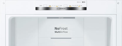 KGN36VWED Série 4 Réfrigérateur Combiné Pose-Libre - 326 L - 186 X 60 (H X L) - Blanc