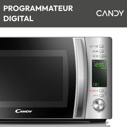CMXG20DS Micro-Ondes, Puissant 700W + Puissance Grill 1000W, Capacité 20L, Ecran Numérique, Application Cook-In