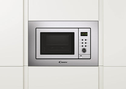MIC211EX - Micro-Ondes Intégré/Intégré Avec Grill, 20 L, 800 W/1000 W, 8 Programmes Automatiques, Gris