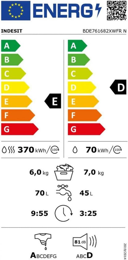 INDESIT BDE761682XWFRN