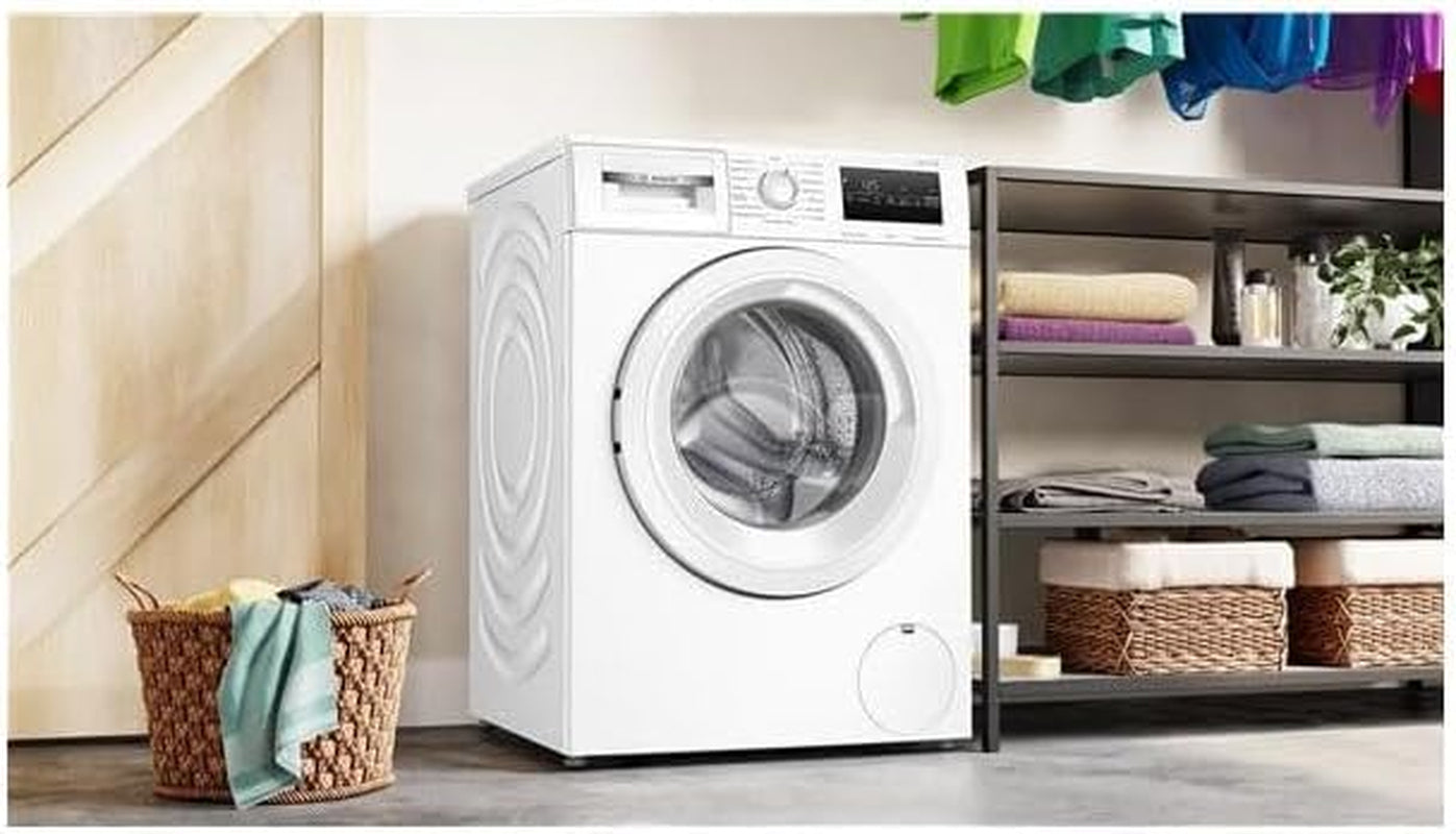 Bosch WAN28258FR Série 4 - Lave-Linge, Silentpowerdrive | Blanc, 8 Kg, 1400 Trs/Min, Activewater, Système Vario Drum, Rinçage Plus, Speed Perfect