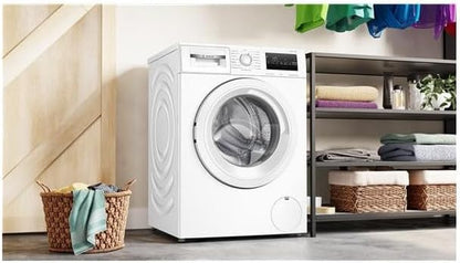 Bosch WAN28258FR Série 4 - Lave-Linge, Silentpowerdrive | Blanc, 8 Kg, 1400 Trs/Min, Activewater, Système Vario Drum, Rinçage Plus, Speed Perfect