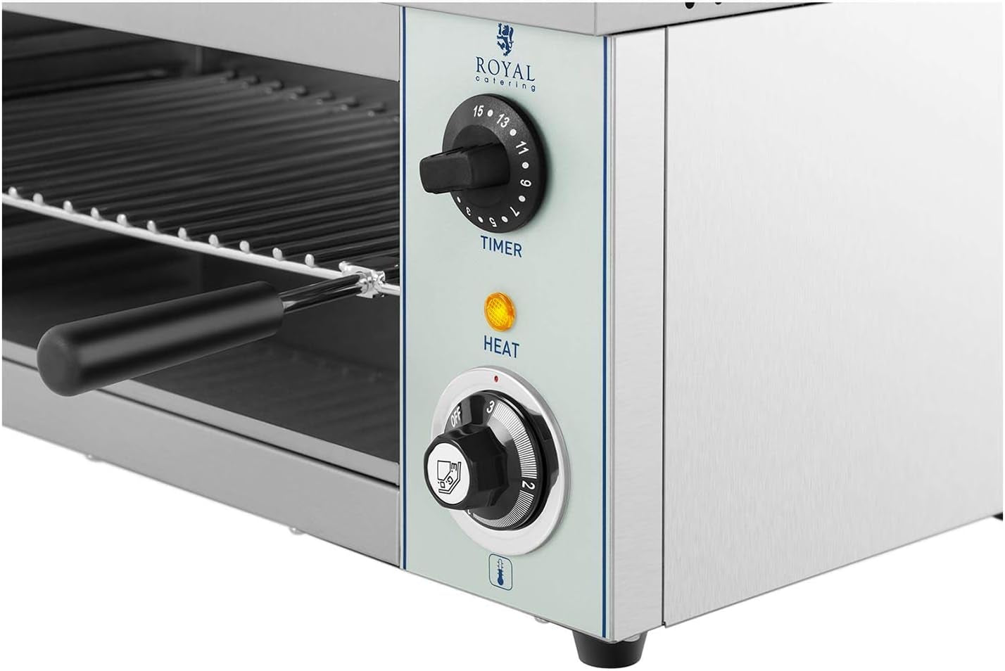 Salamandre Toaster Electrique Grill Cuisine RCES-2000-EGO (2.000 W, 32 X 61 X 28,50 Cm, 1 Élément Chauffant Infrarouge)