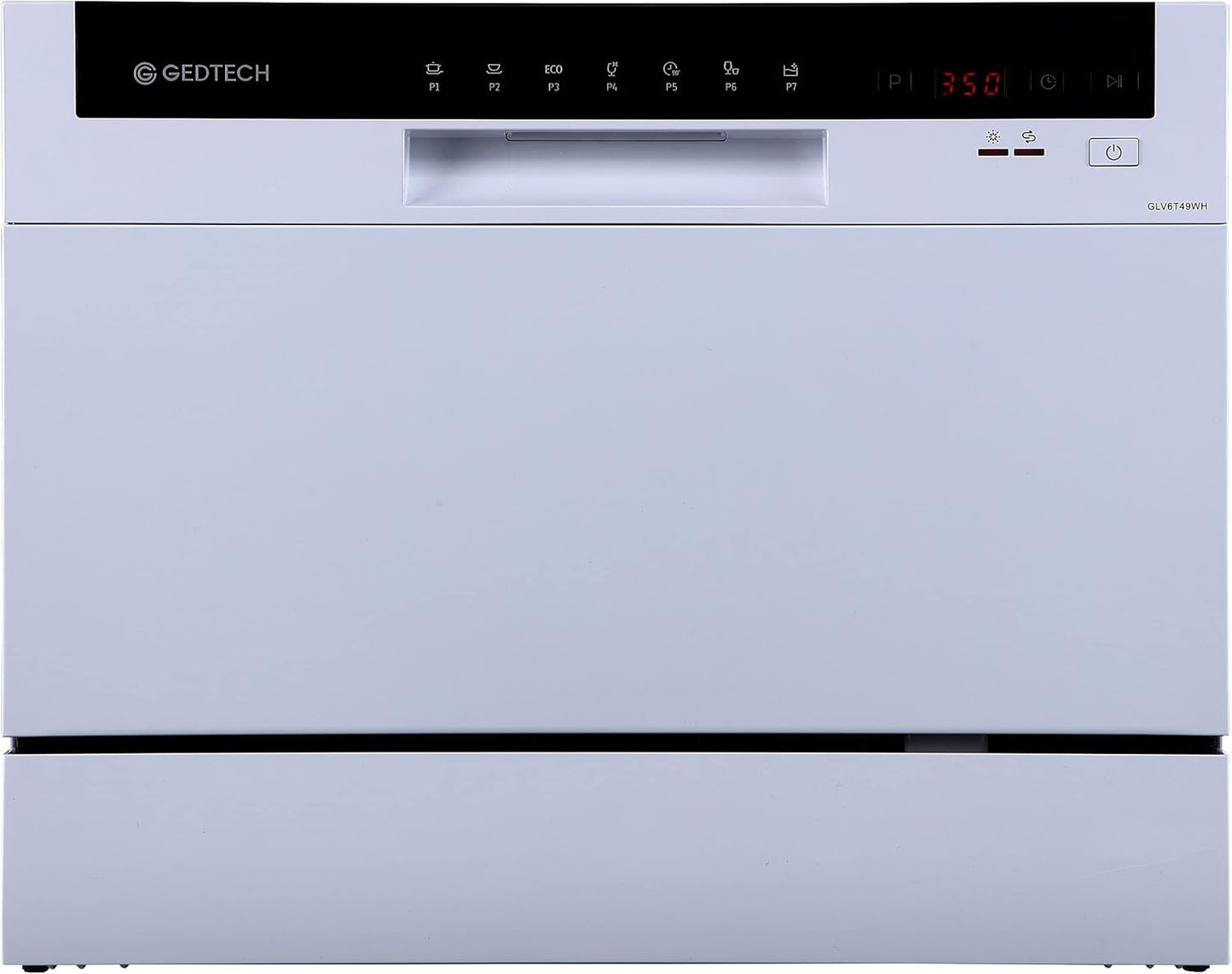- Lave Vaisselle GLV - 6/9/12 Couverts - 49 Db - Départ Différé (6 Couverts, Blanc)