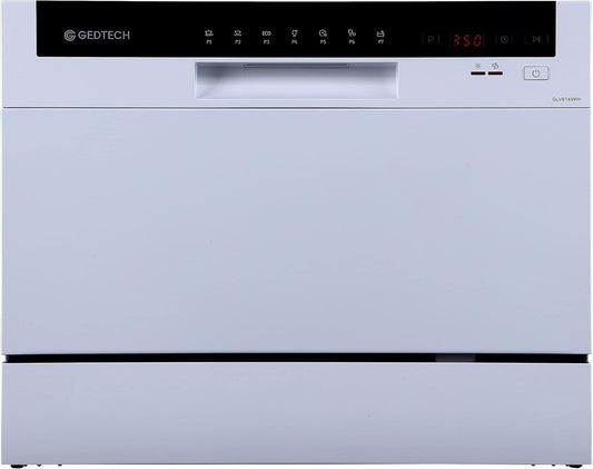 - Lave Vaisselle GLV - 6/9/12 Couverts - 49 Db - Départ Différé (6 Couverts, Blanc)
