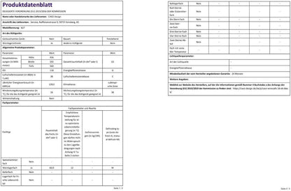 Caso 627 Vin Réfrigérateur Montage Encastré ()/A/44,5 Cm/138 Kwh/An/18 Bouteilles Partie Réfrigérateur/Congélateur Partie Isotherme/Électronique De Température Réglable De 5–20 °C/Noir