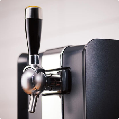 – Pack Tireuse À Bière + 1 Fût Leffe Blonde 6L – Machine Pression À Domicile – Refroidissement À 3°C – 30 Jours Fraîcheur – Écran LED Température – Idée Cadeau Amateur Bière