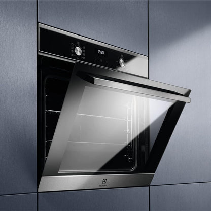 Serie600 Four À Encastrer Multifonction, Capacité 65 L, EOF5H40BX, Cuisson À Plusieurs Niveaux, Nettoyage Aquaclean, Surroundcook, 594 X 595 X 567 Mm, Acier Inoxydable Anti-Empreintes