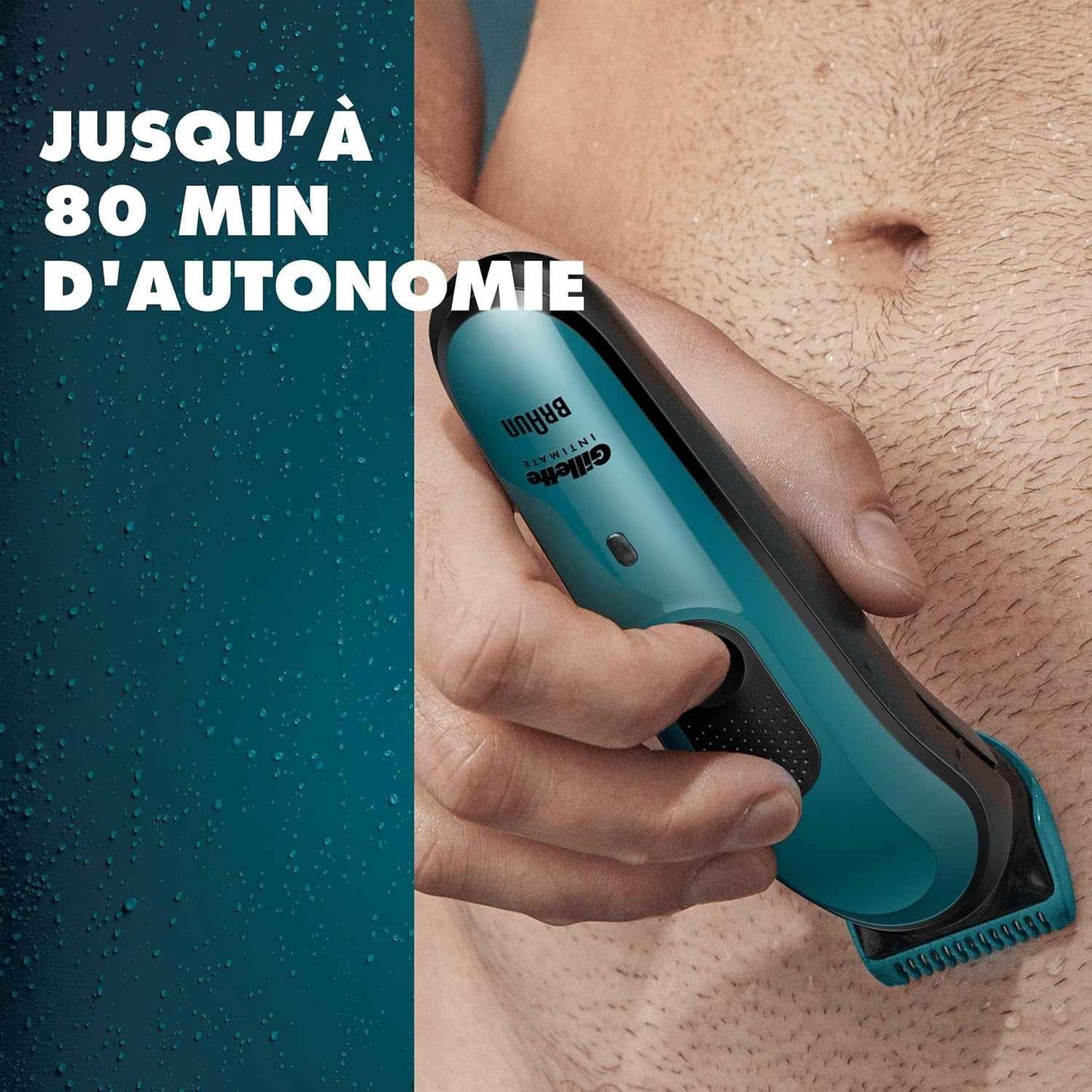 Intimate Tondeuse Electrique Pour Homme | Conçue Pour La Zone Intime, Pour Tailler Facilement, Lames En Métal