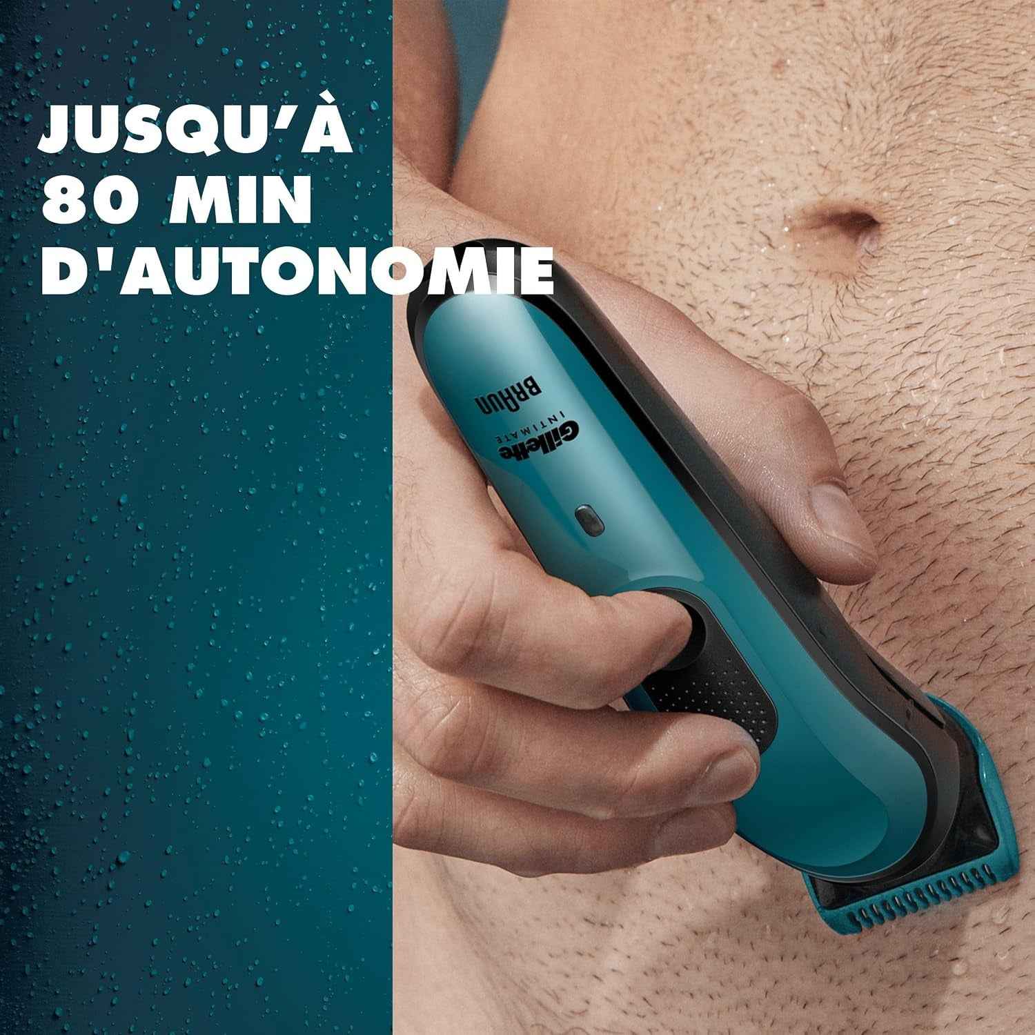 Intimate Tondeuse Electrique Pour Homme | Conçue Pour La Zone Intime, Pour Tailler Facilement, Lames En Métal